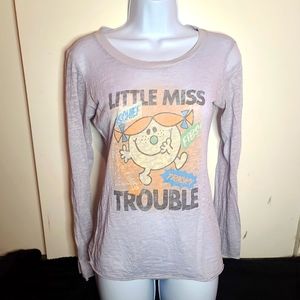 Little Miss Trouble long sleeve t-shirt
